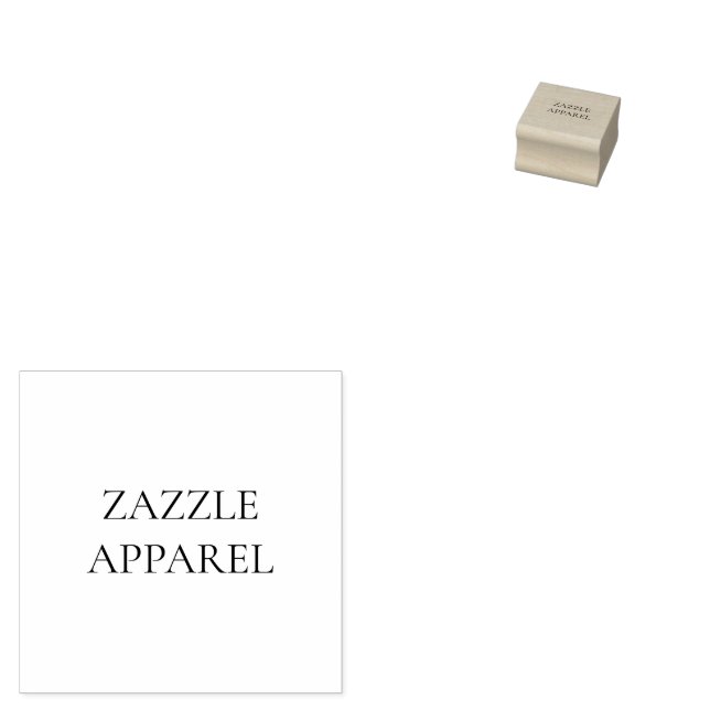 Tampons Encreurs Zazzle Vêtements Variété Étiquette (Tamponné)
