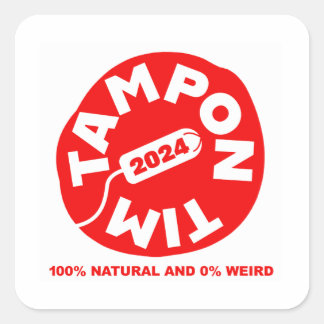 tampontimsticker square sticker