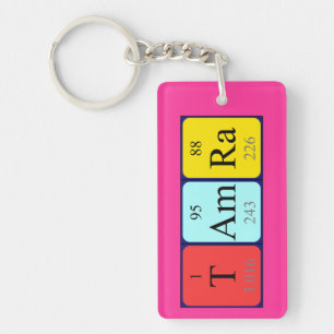 Tamra periodic table name keyring
