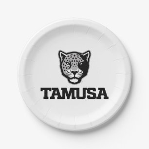 TAMUSA Jaguars Paper Plate