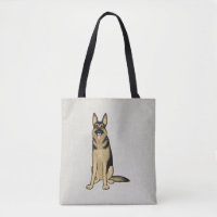 Tan and Black Cute German Shepherd Dog GSD