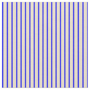 Tan and Blue Coloured Stripes Fabric