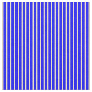 Tan and Blue Stripes Pattern Fabric