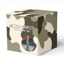 Tan and Brown Army Style Mission Complete