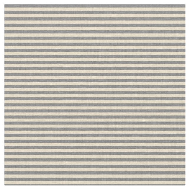 Tan and Grey Coloured Lines Fabric (Close Up)
