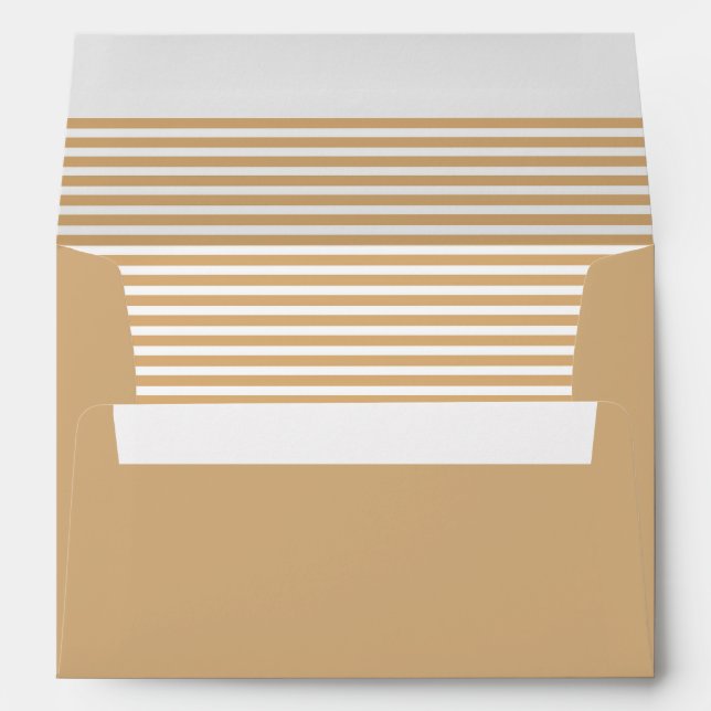 Tan and White Striped Envelopes (Back (Bottom))