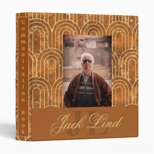 Tan Arch Visitor Communication  Binder