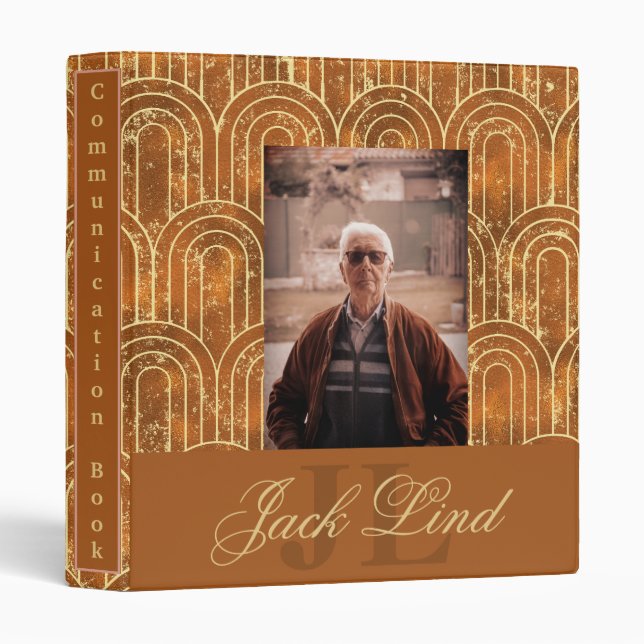 Tan Arch Visitor Communication  Binder (Front/Spine)