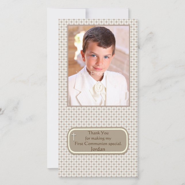 Tan Argyle, Religious Photo Card (Front)