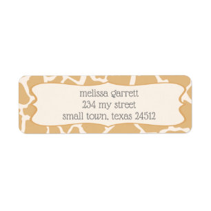 Tan Baby Boy Giraffe