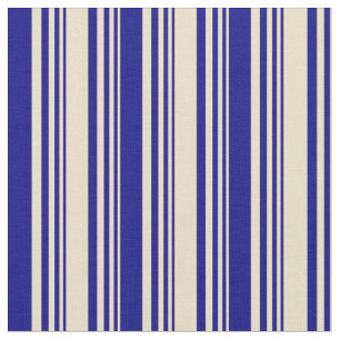 Tan & Blue Coloured Pattern Fabric