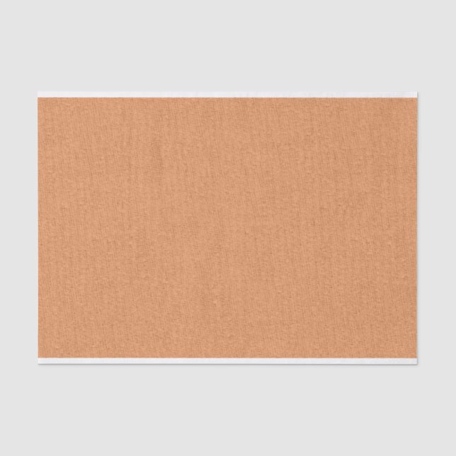 TAN BROWN LINEN TEXTURE LOOK TISSUE PAPER (Front)