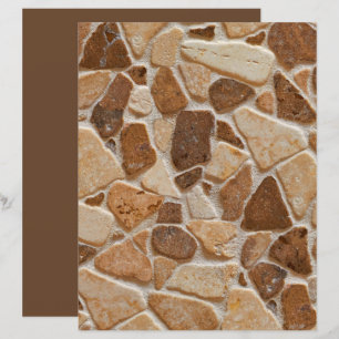 Tan Brown Pierres de galets Texture Papier à papie