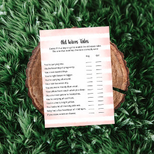 Tan Bunny Pink Old Wives Tales Carte