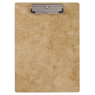Tan Chamois Leather Print Clipboard