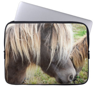 Tan Coloured Shetland Pony, Laptop Sleeve