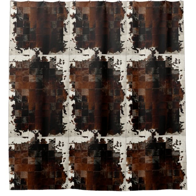 Tan Cowhide Patchwork Print (Front)