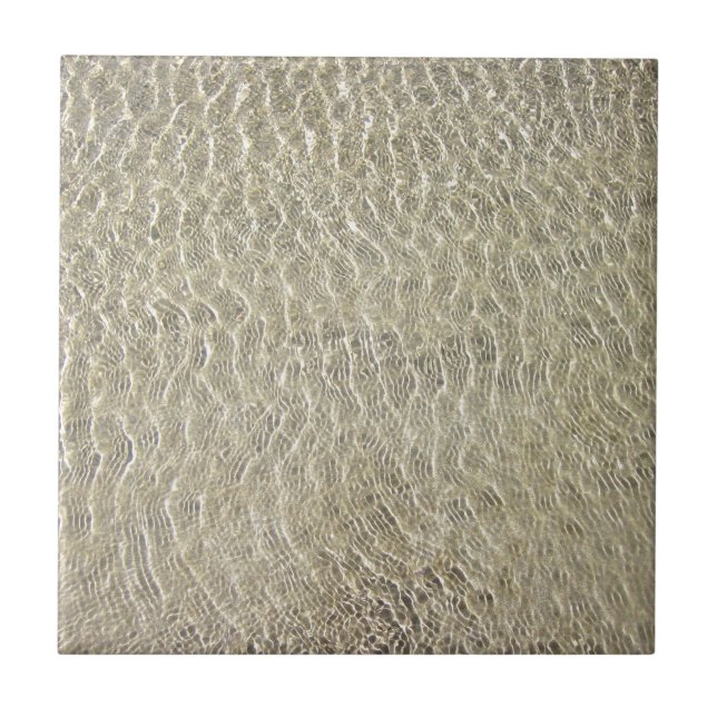 Tan Crocodile Leather Pattern Tile (Front)