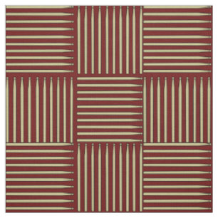 Tan Drum Stick Crosshatch  Fabric