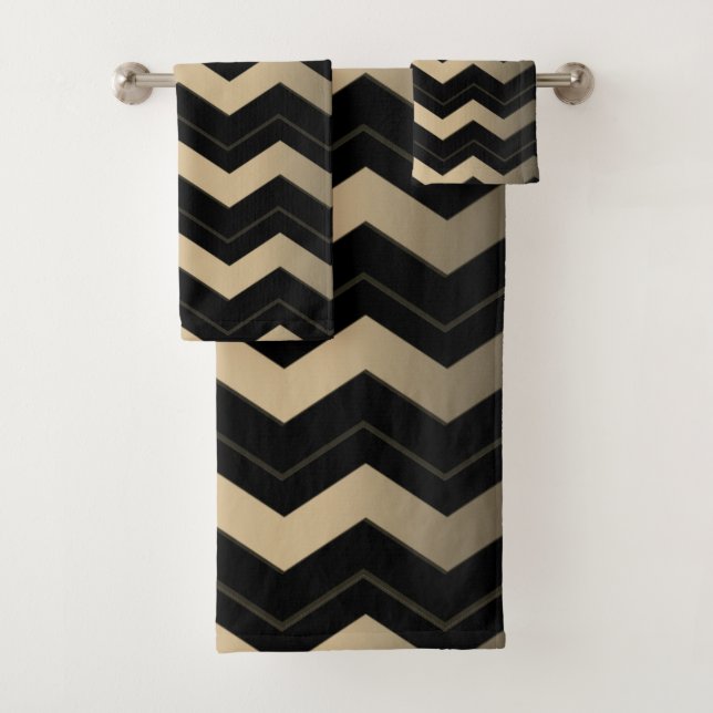 Tan et Zigzag noir (En situation)