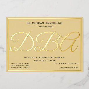 Tan Gold DBA Graduation