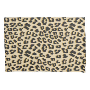 Tan Leopard Print Pillowcase