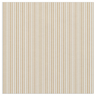 Tan & Light Yellow Coloured Lined Pattern Fabric
