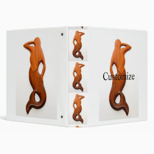 tan lookout mermaid binder