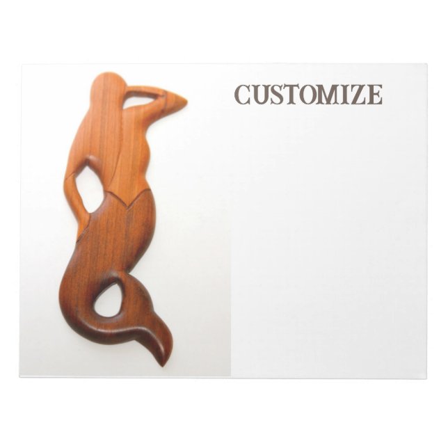 tan lookout mermaid notepad (Front)