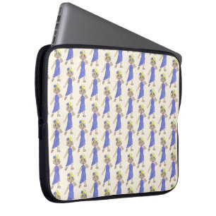 Tan Lyrical Shoes Purple Costume Dance Recital Laptop Sleeve