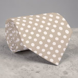 Tan Mini Polka Dots Necktie<br><div class="desc">A stylish and versatile necktie featuring a classic tan background adorned with tiny polka dots. This tie is perfect for adding a touch of sophistication to any outfit, whether it's for a business meeting, a special event, or simply to elevate your everyday look. The subtle pattern makes it easy to...</div>