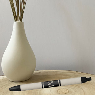 Tan Monogrammed Custom Pen