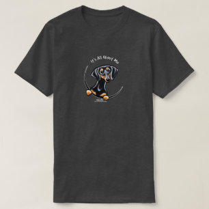 Tan Noir Dachshund Tout Sur Moi T-Shirt