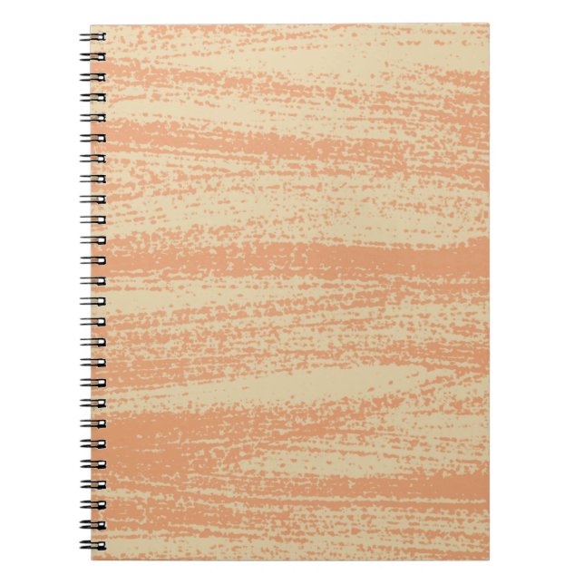 Tan Paint Strokes Notebook (Front)