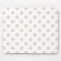 Tan polka dots