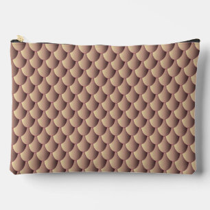 Tan Scales Accessory Pouch