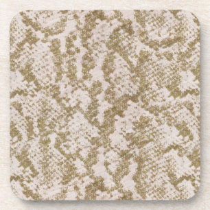 Tan Snake Skin.jpg Coaster