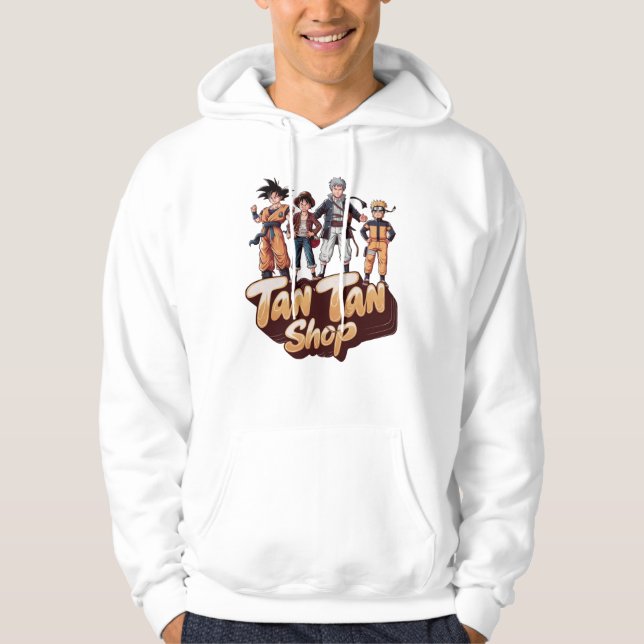 Tan Tan Shop T-Shirt Hoodie (Front)
