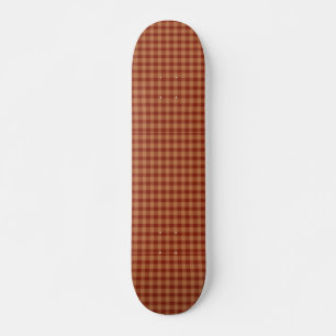Tan Tartan Skateboard