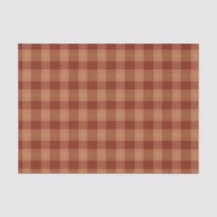 Tan Tartan Tissue Paper