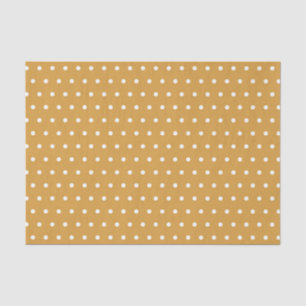 TAN & WHITE POLKA DOTS TISSUE PAPER