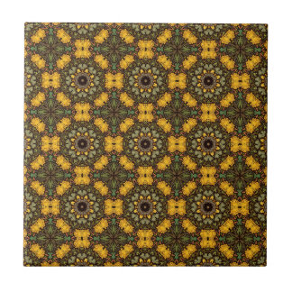 Tan William Morris- Arts and crafts inspired  Tile