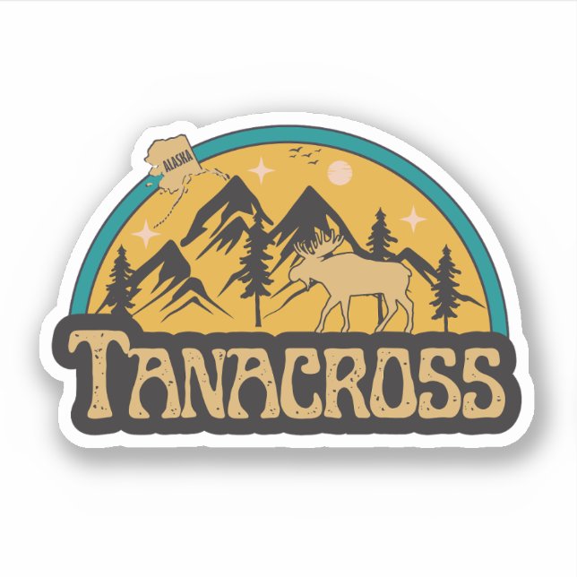 Tanacross, Alaska Sticker (Front)
