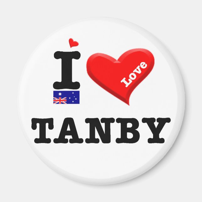 TANBY - I Love Magnet (Front)