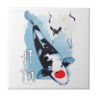 Tancho koi tile