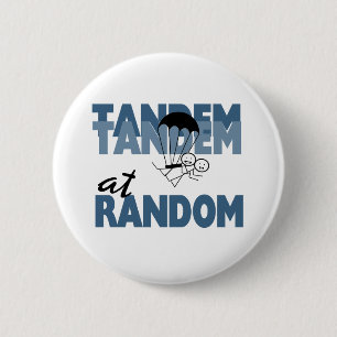 Tandem at Random 2 Inch Round Button