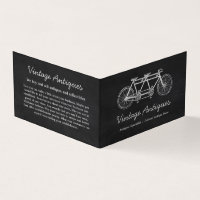 Tandem Bicycle & Chalkboard, Antique Dealer