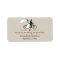 Tandem Bicycle Wedding Favour Labels