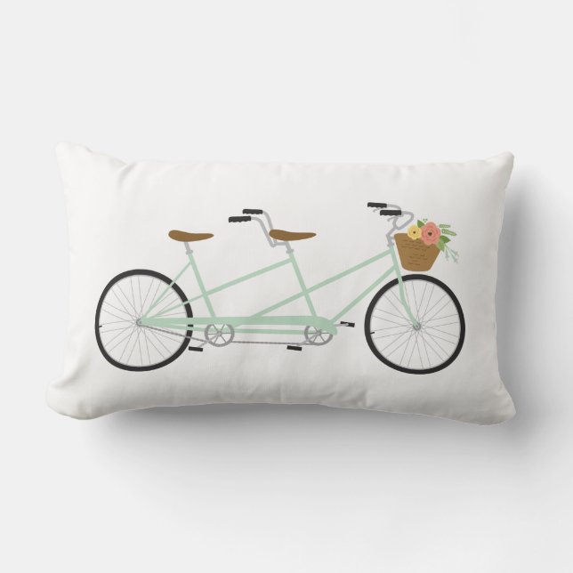 Tandem Bike Lumbar Pillow (Front)