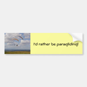 Tandem Gliding Bumper Sticker